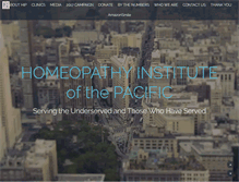 Tablet Screenshot of homeopathyip.org